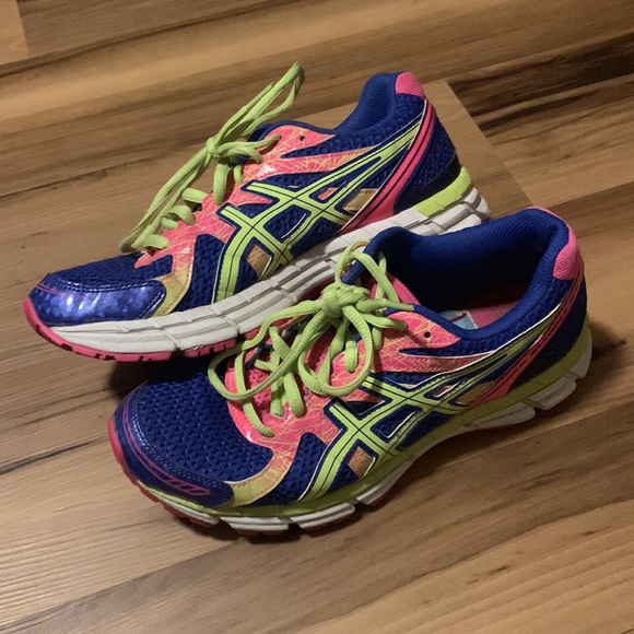 ASICS bright colored athletic shoes - Picture 3 of 4